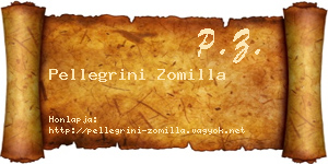Pellegrini Zomilla névjegykártya
